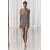 Zara Платье без рукавов из коллекции zara woman, выполненное из смесового материала из рами, Цвет: Бежевый, Размер: XS