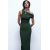 Zara Асимметричное платье с драпировкой , Цвет: Зеленый, Размер: S