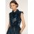 Zara Плиссированное кожаное платье с ремнем - лимитированное издание , Цвет: Синий, Размер: XS, изображение 3