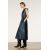 Zara Плиссированное кожаное платье с ремнем - лимитированное издание , Цвет: Синий, Размер: XS, изображение 4