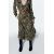 Zara Платье-миди с поясом в полоску , Цвет: С принтом, Размер: M, изображение 4
