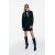 Zara Платье с вырезом на шею и драпировкой , Цвет: Черный, Размер: XS