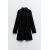 Zara Платье с вырезом на шею и драпировкой , Цвет: Черный, Размер: XS, изображение 5