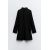 Zara Платье с вырезом на шею и драпировкой , Цвет: Черный, Размер: XS, изображение 6