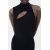Zara Платье с вырезом crepe cut-out , Цвет: Черный, Размер: XS, изображение 6