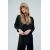 Zara Комбинезон из крепа с поясом , Цвет: Черный, Размер: XS, изображение 2