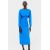 Zara Платье-миди из крепа , Цвет: Синий, Размер: XS, изображение 4