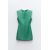 Zara Мини-платье из креповой ткани с подкладками на плечах , Цвет: Зеленый, Размер: XS, изображение 4