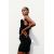 Zara Короткое платье из эластичной ткани, Цвет: Черный, Размер: XS, изображение 4