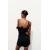 Zara Короткое платье из эластичной ткани, Цвет: Черный, Размер: XS, изображение 5