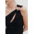 Zara Платье мини с драпировкой , Цвет: Черный, Размер: M, изображение 4