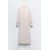 Zara Платье с драпированным поясом и midi-длиной, Цвет: Бежевый, Размер: XS, изображение 7