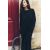 Zara Платье в стиле oversize с эффектом выцветания, выполненное из эластичной ткани с плотным и мягким плетением, Цвет: Черный, Размер: XS