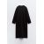 Zara Платье в стиле oversize с эффектом выцветания, выполненное из эластичной ткани с плотным и мягким плетением, Цвет: Черный, Размер: XS, изображение 3