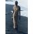Zara Тонкое платье с узором. , Цвет: Телесный, Размер: S