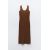 Zara Платье со сборкой fitted knit dress , Цвет: Коричневый, Размер: S, изображение 4