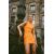 Zara Платье-футляр , Цвет: Оранжевый, Размер: M