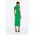 Zara Платье миди с линией талии , Цвет: Зеленый, Размер: L, изображение 5