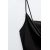 Zara Платье из текстильного крепа с летящими лямками , Цвет: Черный, Размер: S, изображение 5