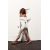 Zara Платье из трикотажа с объемным декором , Цвет: Белый, Размер: M, изображение 3