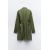 Zara Платье-рубашка с поясом , Цвет: Зеленый, Размер: XS, изображение 4