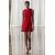 Zara Сохраняй мини-платье с простым вязанием , Цвет: Красный, Размер: S