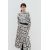 Zara Печатное атласное платье с поясом , Цвет: multicolor, Размер: S, изображение 2