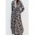Zara Платье из атласа с животным принтом , Цвет: multicolor, Размер: XS, изображение 3