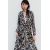 Zara Платье из атласа с животным принтом , Цвет: multicolor, Размер: XS, изображение 4