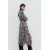 Zara Платье из атласа с животным принтом , Цвет: multicolor, Размер: XS, изображение 6