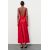 Zara Платье-миди из атласной ткани, Цвет: Красный, Размер: XS, изображение 6