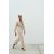 Zara Комбинезон из атласа с множеством складок , Цвет: Бежевый, Размер: XS