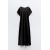 Zara  сарафана из атласа midi , Цвет: Черный, Размер: XL, изображение 6