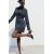 Zara Короткое платье в горошек , Цвет: Синий, Размер: S