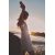 Zara Короткое платье из поплина с вышивкой , Цвет: Белый, Размер: XS, изображение 5
