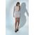 Zara Короткое облегающее платье из вязаного материала с высоким воротником и короткими рукавами, Цвет: С принтом, Размер: S