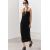 Zara Платье без бретелек с открытой вязкой , Цвет: Черный, Размер: S, изображение 3
