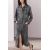 Zara Платье-рубашка из коллекции zw collection denim shirt dress , Цвет: Серый, Размер: XS, изображение 4
