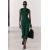 Zara Коллекция zw: платье-карандаш с драпировкой , Цвет: Зеленый, Размер: XXL