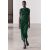 Zara Коллекция zw: платье-карандаш с драпировкой , Цвет: Зеленый, Размер: XXL, изображение 2