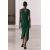 Zara Коллекция zw: платье-карандаш с драпировкой , Цвет: Зеленый, Размер: XXL, изображение 4