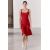Zara Платье из коллекции zw collection из атласа с отделкой, Цвет: Красный, Размер: XS, изображение 5