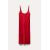 Zara Платье из коллекции zw collection из атласа с отделкой, Цвет: Красный, Размер: XS, изображение 6