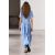 Zara Платье-рубашка zw collection с поясом , Цвет: Синий, Размер: XS, изображение 3
