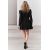 Zara Короткое платье из 100% хлопка. оно имеет круглый вырез, длинные воздушные рукава с манжетами, эластичный пояс, объемный подол и застежку на пуговицы спереди. zw collection short balloon dress , Цвет: Черный, Размер: XS, изображение 3