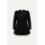 Zara Короткое платье из 100% хлопка. оно имеет круглый вырез, длинные воздушные рукава с манжетами, эластичный пояс, объемный подол и застежку на пуговицы спереди. zw collection short balloon dress , Цвет: Черный, Размер: XS, изображение 6