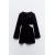 Zara Платье-мини с вырезами , Цвет: Черный, Размер: XS, изображение 3