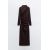 Zara Платье миди с драпировкой , Цвет: Коричневый, Размер: XS, изображение 2