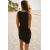 Zara Платье-мини со скрытым застежкой , Цвет: Черный, Размер: XS, изображение 2