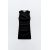 Zara Платье-мини со скрытым застежкой , Цвет: Черный, Размер: XS, изображение 3